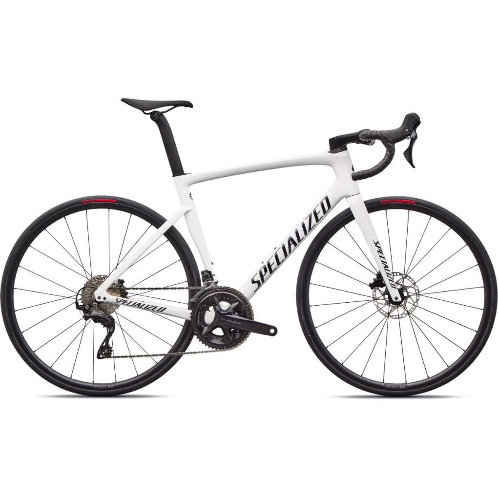 90626-63-tarmac-sl7-sport-wht-metdknvy-01-1963357.jpg Specialized TARMAC SL7 SPORT - Carbon Road Bike - 2026 - gloss white - Image 1