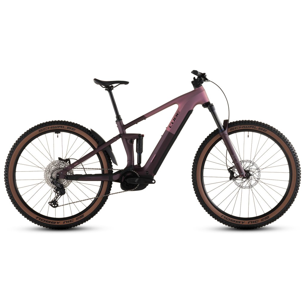 102150-1-1934241.jpg CUBE STEREO HYBRID ONE44 Pro 800 - Electric Mountain Bike - 2026 - 27.5“ – shiftblush / raisin - Image 1