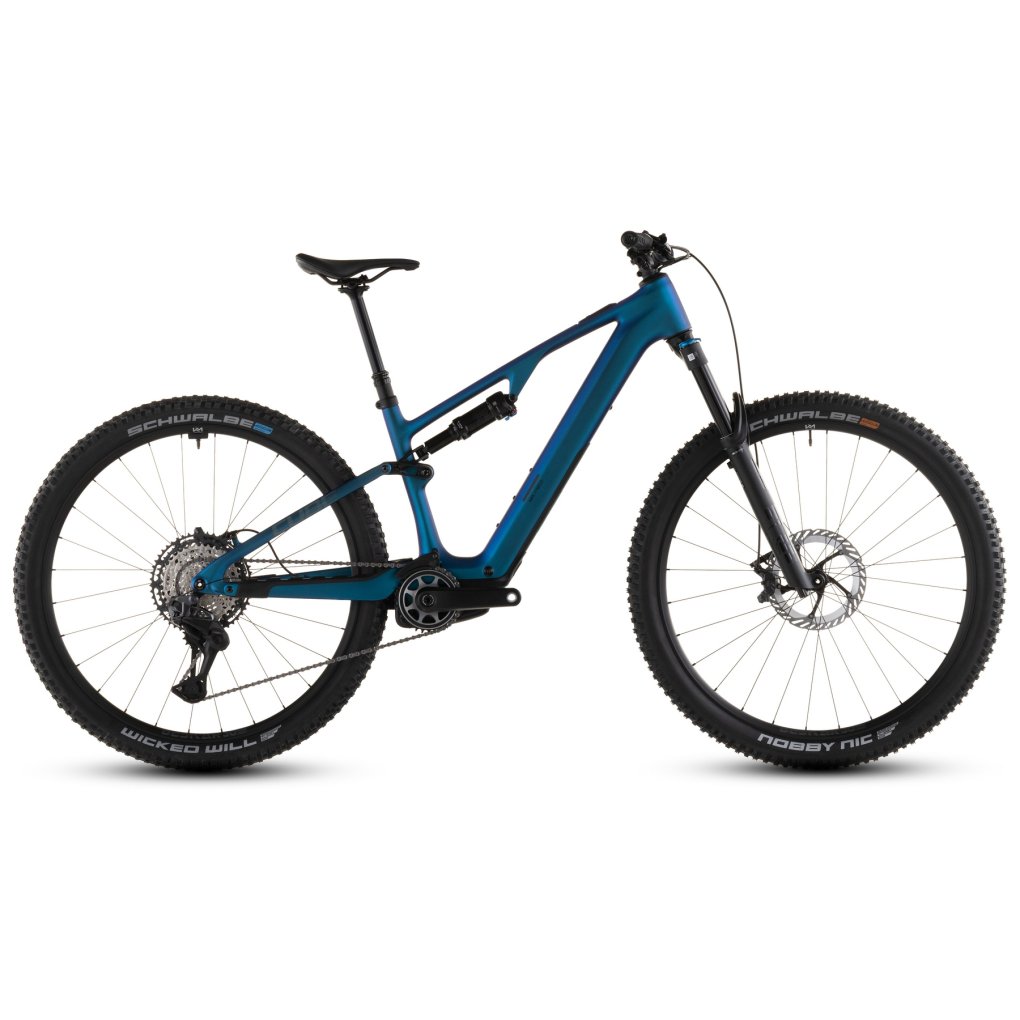 104100-1-1966240.jpg CUBE AMS HYBRID ONE44 C:68X SLX 400X - 29" Carbon Electric Mountainbike - 2026 - nebula / black - Image 1
