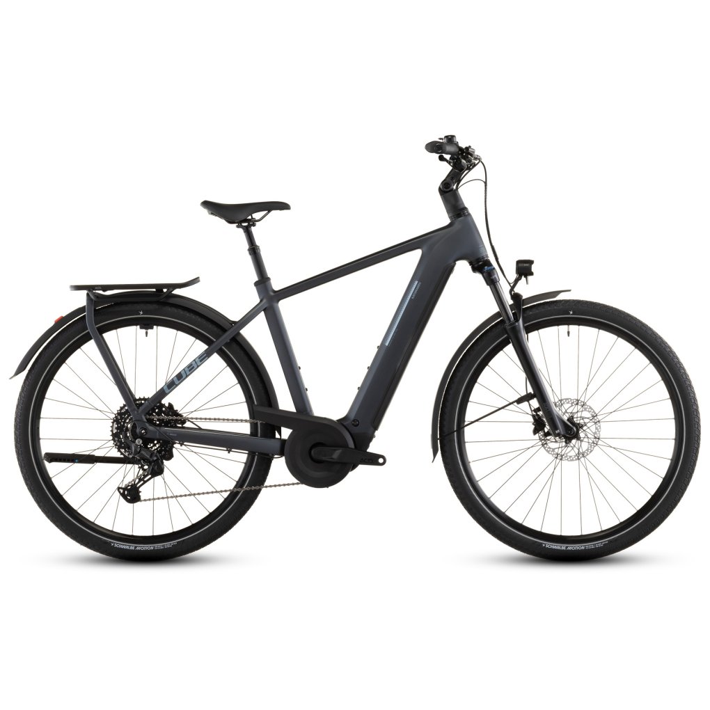 112110-1-1958296.jpg CUBE KATHMANDU HYBRID ONE 800 - Electric Touring Bike - 2026 - metallicgrey / grey - Image 1