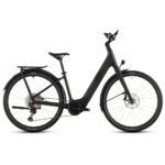 CUBE KATHMANDU HYBRID C:62 SLX 400X - Easy Entry - Carbon Electric Touring Bike - 2026 - liquidblack / bluedust