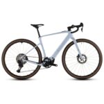 CUBE NUROAD HYBRID C:62 SLX 400X - Carbon Electric Gravel Bike - 2026 - iceblue / prism