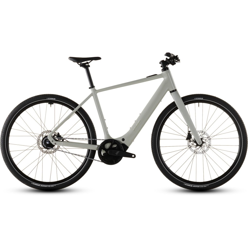 123200-1-1931584.jpg CUBE EDITOR HYBRID SLX 400X - Electric City-Bike - 2026 - reedbeige / chrome - Image 1