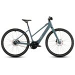 CUBE EDITOR HYBRID SLT 400X - Trapeze - Electric City-Bike - 2026 - smaragdgrey / prism