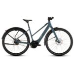 CUBE EDITOR HYBRID SLT 400X FE - Trapeze - Electric City-Bike - 2026 - smaragdgrey / prism
