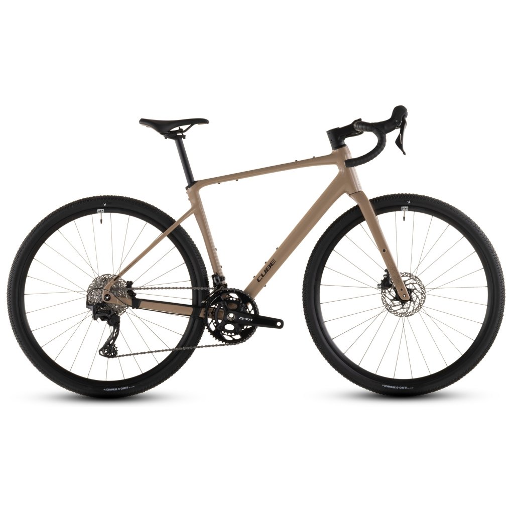 129460-1-1947962.jpg CUBE NUROAD Race - Gravel Bike - 2026 - cappuccino / black - Image 1