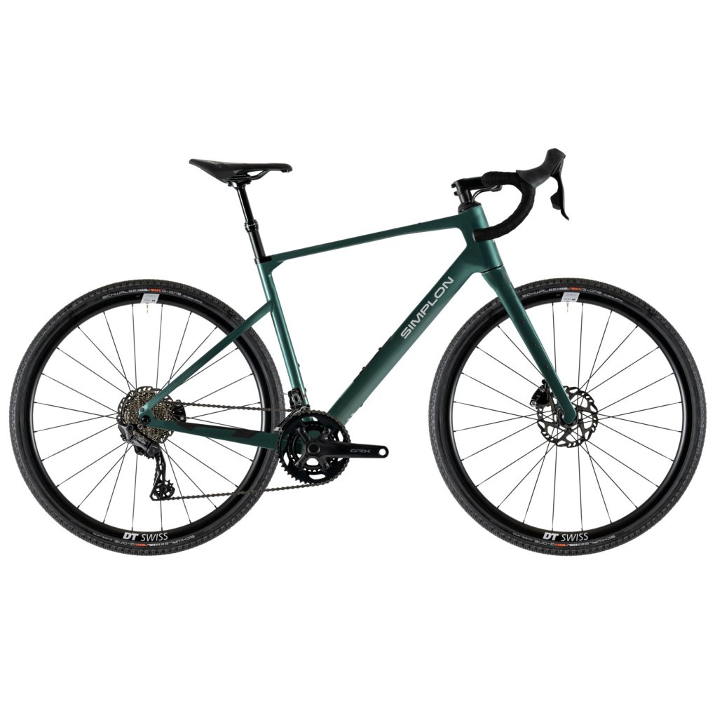 2025-grid-dark-pine-green-metallic-polished-silver-metallic-1858291.jpg Simplon GRID CORE 2BY - Carbon Gravel Bike - 2025 - Dark Pine Green/Polished Silver Metallic - Image 1