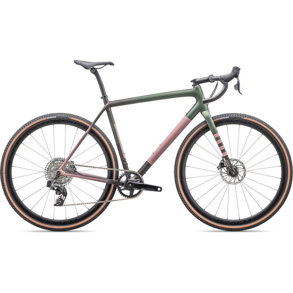 91425-31-crux-expert-cyprmet-dop-dskpnk-rdsq-03-1713060.jpg Specialized CRUX EXPERT - Carbon Gravel Bike - 2025 - satin cypress metallic / doppio / dusky pink / champagne - Image 1