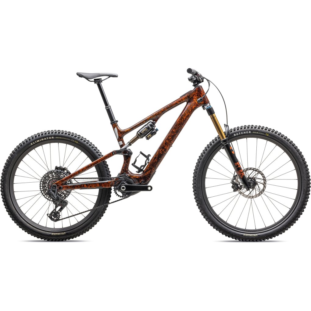 96825-10-levo-sl-pro-carbon-ul-orgtnt-clgry-cop-08-1759762.jpg Specialized TURBO LEVO SL PRO - Electric Carbon Mountain Bike - 2025 - orange tint / cool grey impasto / copper - Image 1