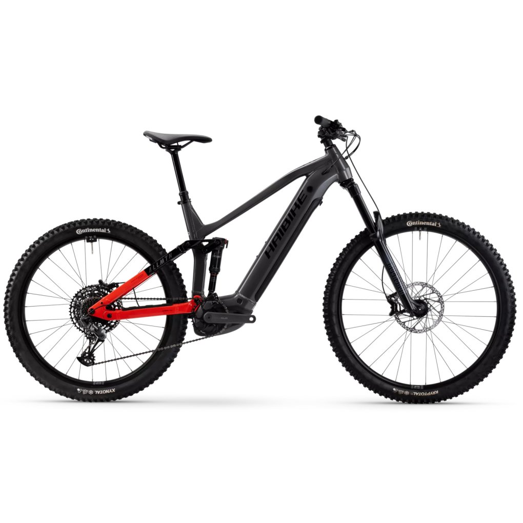 allmtn4-1775327.jpg Haibike ALLMTN 4 i800Wh - Electric Mountain Bike - 2025 - silver/red/black - glossy - Image 1