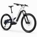 Haibike ALLTRAIL 8 - 27.5" Easy Entry Electric Mountain Bike - 2025 - white/blue/gold - glossy - Image 3