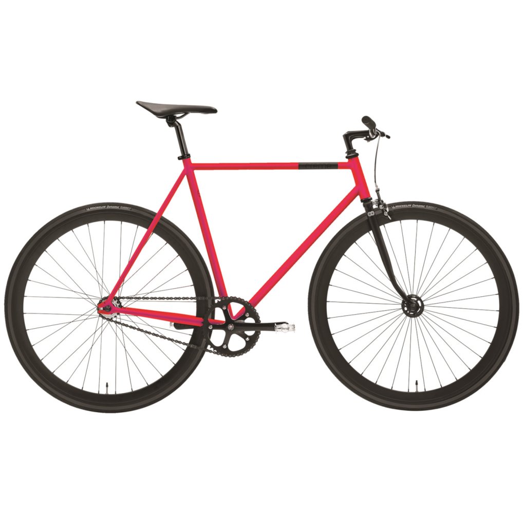bi-cre-2220-vinyl-uno-red-1154233.jpg Creme Cycles VINYL Uno - Singlespeed Urbanbike - 2023 - neon red - Image 1