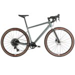 BMC URS AL ONE - Gravel Bike - metallic grey green / white
