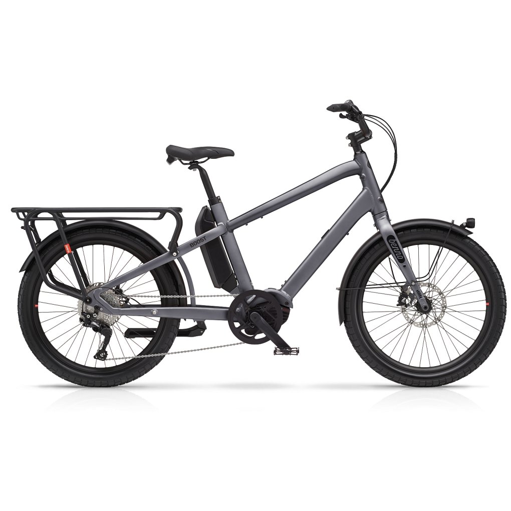 boost-10d-cx-2023-anthracite-gray-1428365.jpg Benno Bikes BOOST E 10D CX - 24" Electric Cargo Bike - 2025 - Anthracite Gray - Image 1