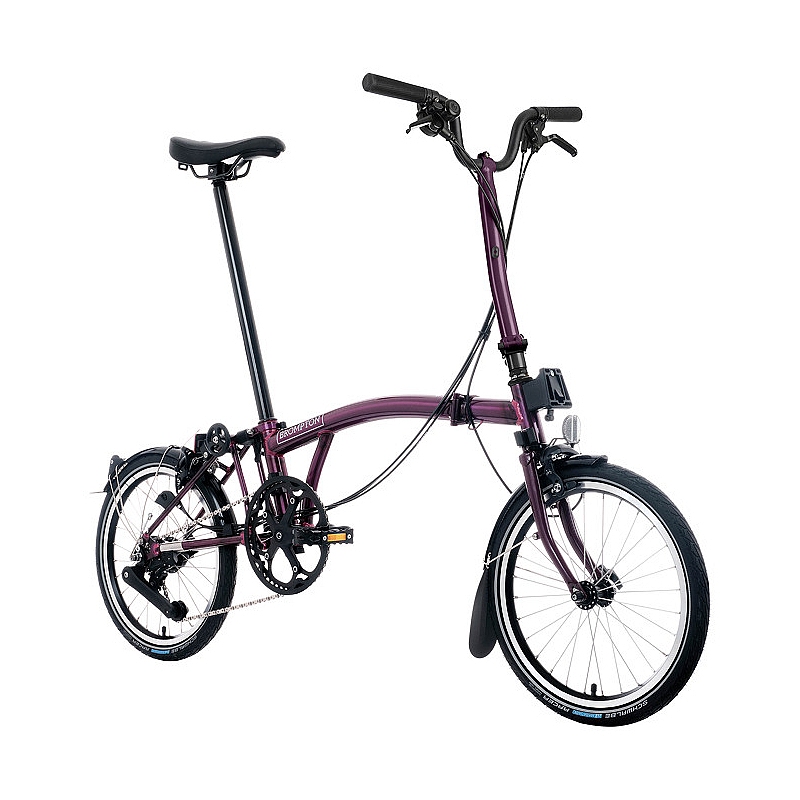 c-line-12-speed-high-bar-extended-seatpost-dynamo-rear-rack-amethyst-lacquer-1-1852052.jpg Brompton C Line Advanced - 12-Speed - High Bar - Extended Seatpost - Rear Rack & Dynamo - 16" Folding Bike - 2025 - amethyst lacquer - Image 1