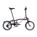 Brompton C Line Advanced - 12-Speed - High Bar - Extended Seatpost - Rear Rack & Dynamo - 16" Folding Bike - 2025 - amethyst lacquer - Image 2