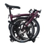 Brompton C Line Advanced - 12-Speed - High Bar - Extended Seatpost - Rear Rack & Dynamo - 16" Folding Bike - 2025 - amethyst lacquer - Image 4
