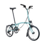 Brompton C Line Advanced - 12-Speed - High Bar - Extended Seatpost - Rear Rack & Dynamo - 16" Folding Bike - 2025 - turkish green