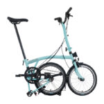 Brompton C Line Advanced - 12-Speed - High Bar - Extended Seatpost - Rear Rack & Dynamo - 16" Folding Bike - 2025 - turkish green - Image 3