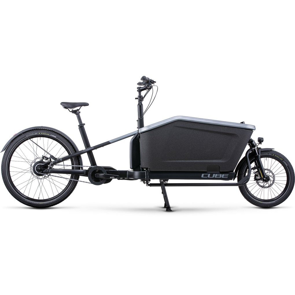 cargo-dual-hybrid-1000-flashgrey-black-1403130.jpg CUBE CARGO DUAL HYBRID 1000 - Electric Cargo Bike - 2025 - flashgrey / black - Image 1