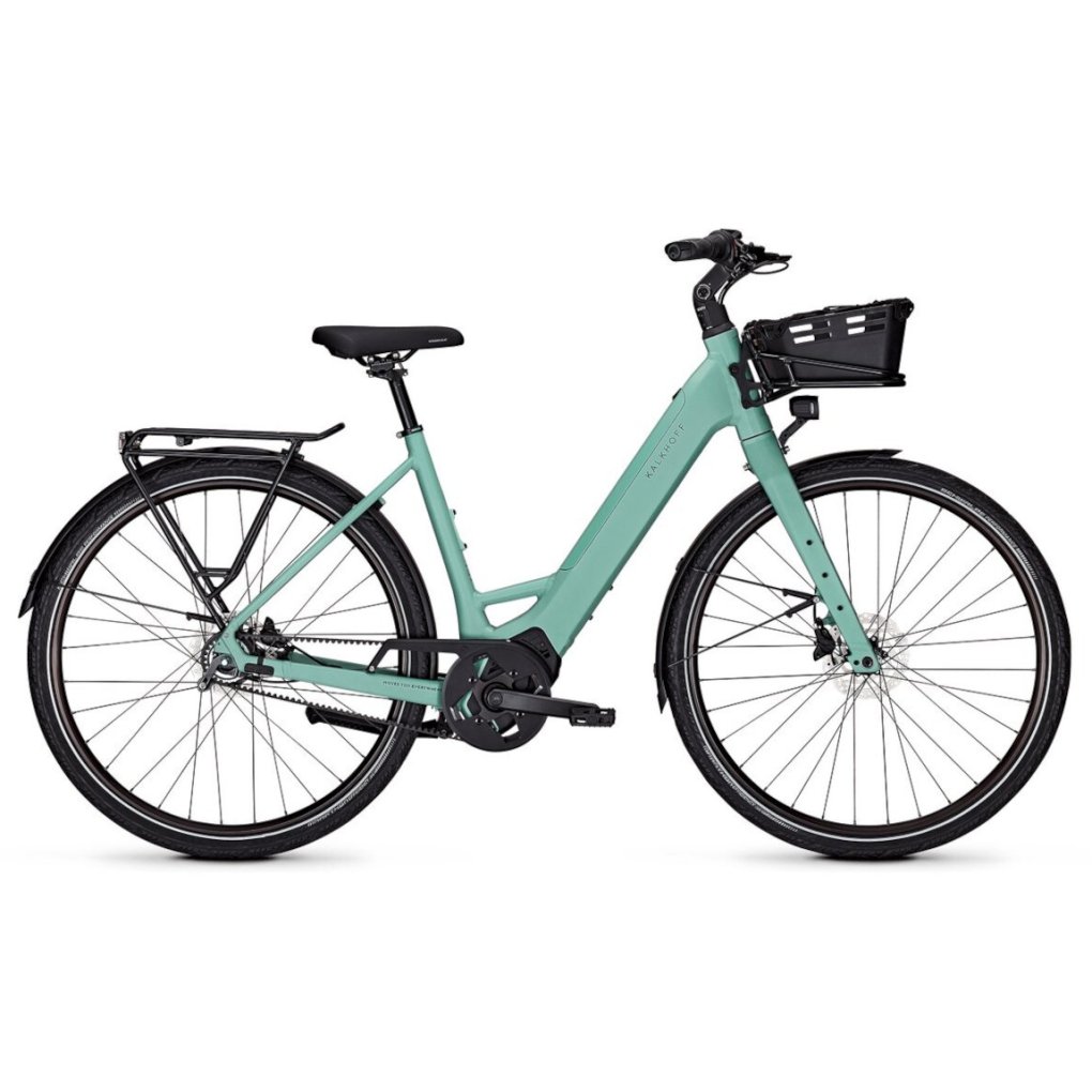d673520715-kalkhoff-image-l-advance-green-1822744.jpg Kalkhoff IMAGE L ADVANCE - Easy Entry E-Bike with Belt Drive - 2025 - sagegreen matt - Image 1
