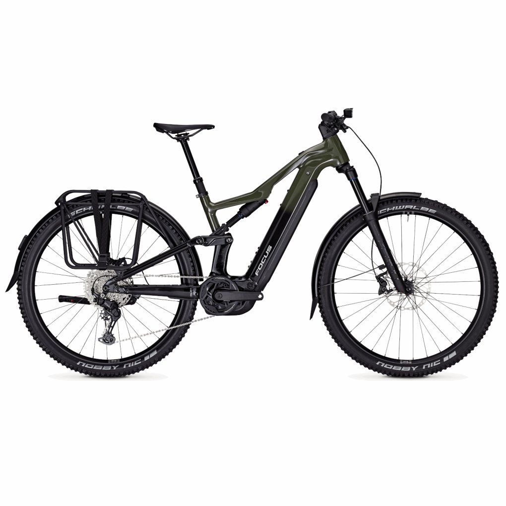 d680514237-focus-thron-6-1969066.jpg FOCUS THRON² 6.7 EQP - 800Wh Electric Mountain Bike - 2026 - Urbangreen / Magicblack - Image 1