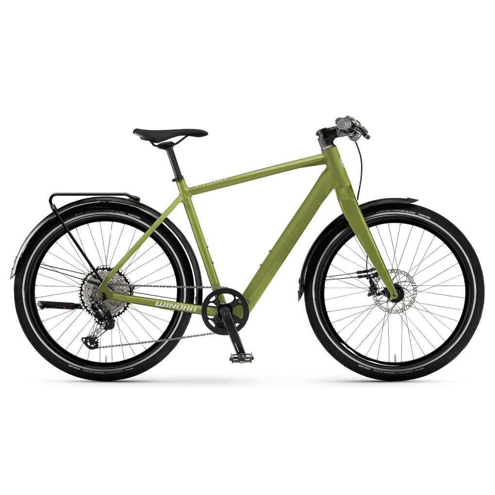 e-flitzer-high-shamrock-gloss-1603765.jpg Winora E-FLITZER i250Wh - 27,5" Electric City-Bike - 2024 - High shamrock gloss - Image 1