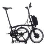 Brompton Electric C Line - 12-Speed - High Bar - Extended Seatpost - Rear Rack - 16" Electric Folding Bike - 2025 - matt black - Image 3