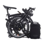 Brompton Electric C Line - 12-Speed - High Bar - Extended Seatpost - Rear Rack - 16" Electric Folding Bike - 2025 - matt black - Image 4