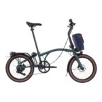 Brompton Electric G Line - 4 Speed - Small Bar - Standard Seatpost - Rear Rack - 20" Electric Folding Bike - 2025 - forest green