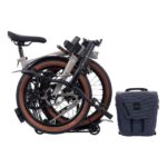 Brompton Electric G Line - 4 Speed - Small Bar - Standard Seatpost - Rear Rack - 20" Electric Folding Bike - 2025 - traildust white - Image 5