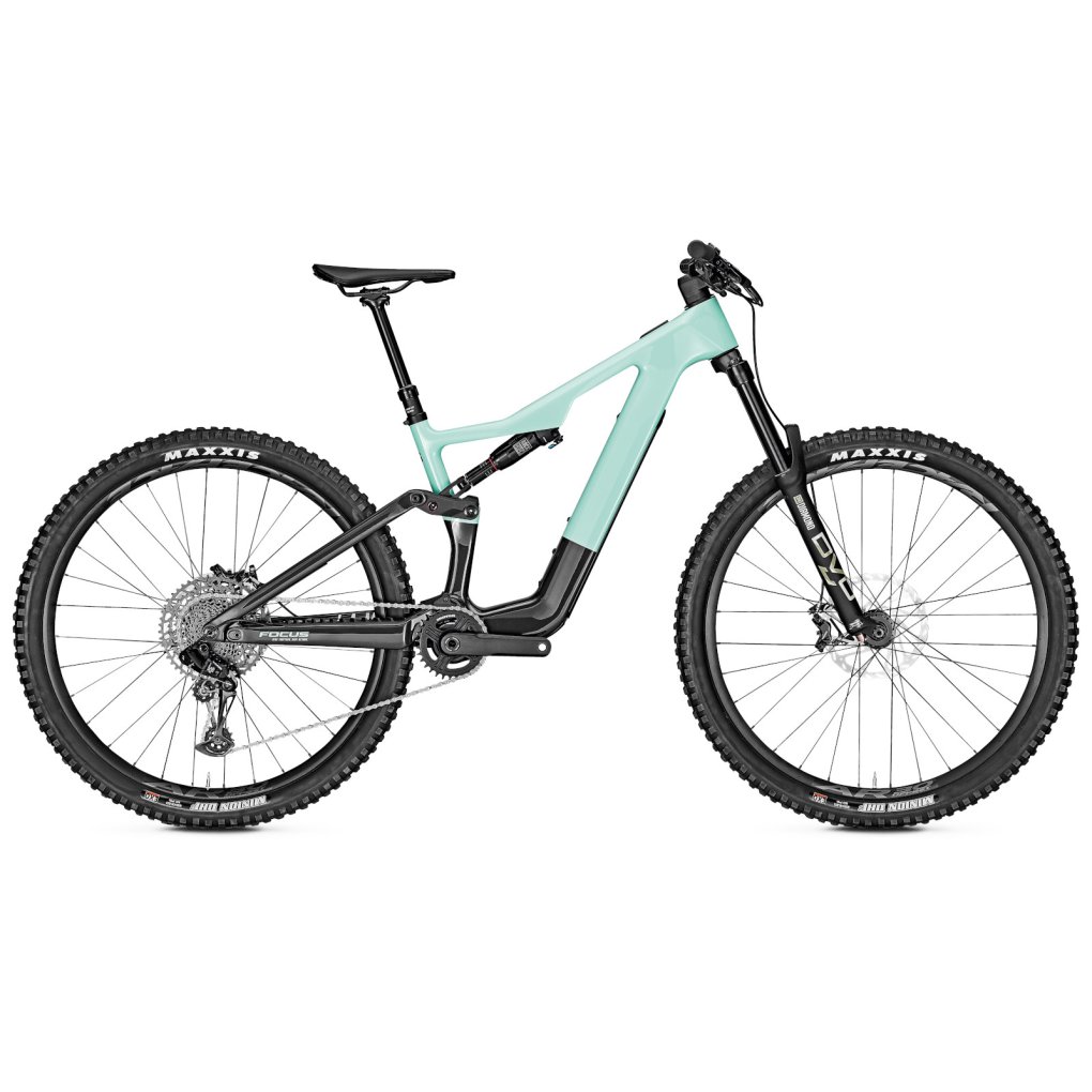 fo5400053v2023-jam-2-sl-8-1366294.jpg FOCUS JAM² SL 8.7 - 29" Carbon MTB E-Bike - 2023 - Poolgreen / Carbon - Image 1