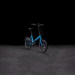 CUBE FOLD HYBRID Comfort 500 - 20" Electric Folding Bike - 2025 - electricblue / reflex - Image 3