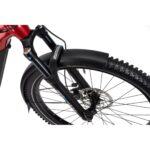 Haibike TREKKING 7 LOW i800Wh - 27.5'' Easy Entry Electric Trek Bike - 2025 - fruity red/blue glossy - Image 4