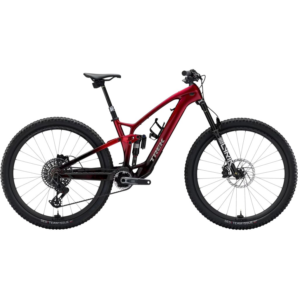fuelexe99xoaxs-25-47285-d-primary-1961597.jpg Trek FUEL EXe 9.9 X0 AXS T-Type - 29" Carbon Electric Mountain Bike - 2025 - Red Smoke - Image 1