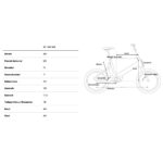 CUBE FOLD HYBRID Comfort 500 - 20" Electric Folding Bike - 2025 - electricblue / reflex - Image 2