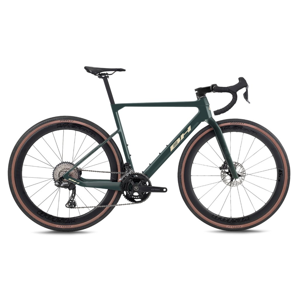 gravelx-r-6-5-pine-green-crema-crema-1776729.jpg BH Bikes GRAVELX R 6.5 - Carbon Gravel Bike - 2025 - pine green / crema / crema - Image 1