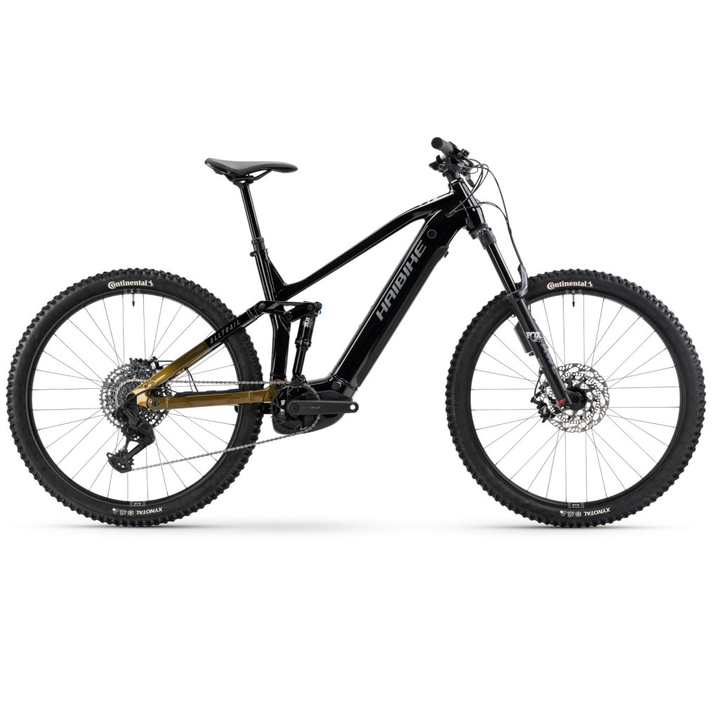 haibike-my26-alltrail-10-5-abs-29inch-1964088.jpg Haibike ALLTRAIL 10.5 ABS - 29'' Electric Mountain Bike - 2026 - glossy black / gold / grey - Image 1