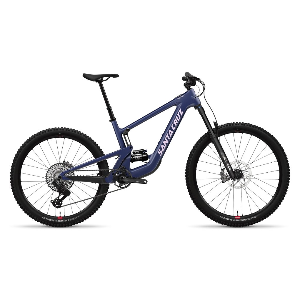 hecklersl-c-gx-axs-matte-dark-blue-1781138.jpg Santa Cruz HECKLER SL 1 C MX GX AXS - Carbon Electric Mountainbike - 2025 - matte dark blue - Image 1