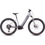 CUBE REACTION HYBRID ONE 600 - Easy Entry Electric Mountain Bike - 2025 - silver / black