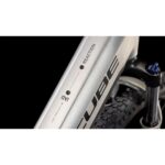 CUBE REACTION HYBRID ONE 600 - Easy Entry Electric Mountain Bike - 2025 - silver / black - Image 5