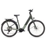 CUBE KATHMANDU HYBRID C:62 SLT 400X - Easy Entry - Carbon Electric Touring Bike - 2025 - stellar / origanogreen