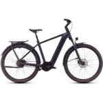 CUBE KATHMANDU HYBRID Comfort Pro 800 - Electric Touring Bike - 2025 - night / chrome