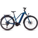 CUBE KATHMANDU HYBRID EX 800 - Women Electric Touring Bike - 2025 - electricblue / chrome
