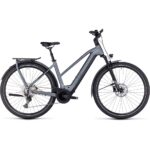CUBE KATHMANDU HYBRID Pro 750 - Women Electric Touring Bike - 2024 - flashgrey / metal