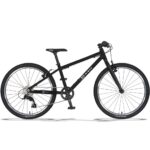 KUbikes 24L MTB 8-Speed Kids Bike - black