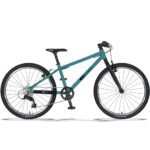 KUbikes 24L MTB 8-Speed Kids Bike - turquoise glitter