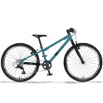KUbikes 24S MTB 8-Speed Kids Bike - turquoise glitter