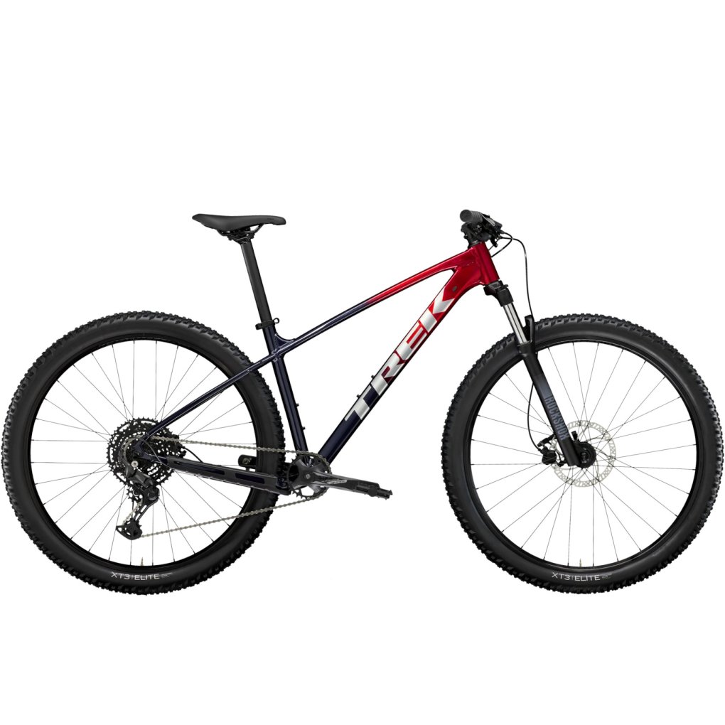 marlin6-24-40962-b-primary-1758865.jpg Trek MARLIN 6 Gen 3 - 29" Mountain Bike - 2025 - Rage Red to Deep Dark Blue Fade - Image 1