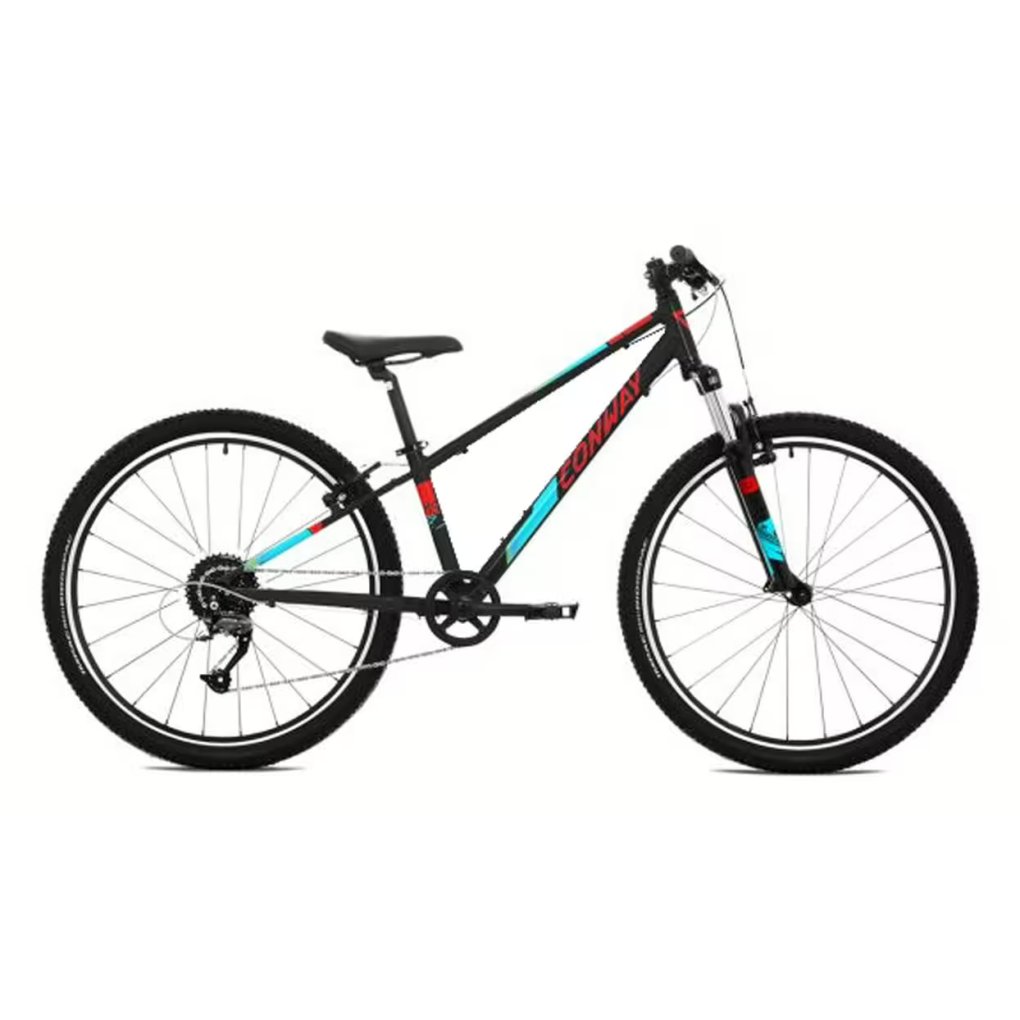 ms-260-suspension-black-red-1865076.jpg Conway MS 260 Suspension - 26" Children's Bike - 2024 - 38cm | black metallic / red - Image 1